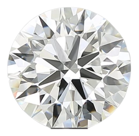 2.56 Carat F VVS2 Round Lab Diamond