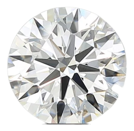 2.56 Carat F VVS2 Round Lab Diamond