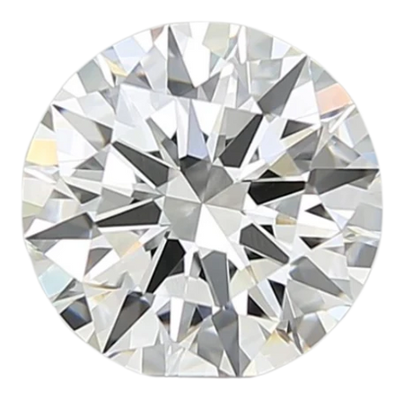 2.56 Carat F VVS2 Round Lab Diamond