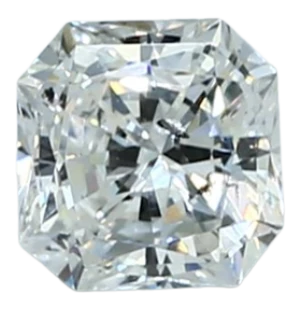 0.63 Carat F I1 Asscher Natural Diamond