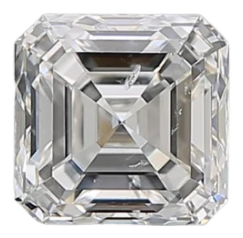 1.01 Carat F SI2 Asscher Natural Diamond