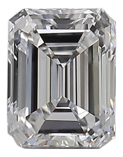 0.29 Carat D VS2 Emerald Natural Diamond