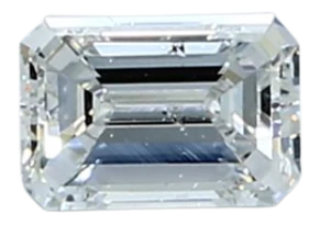 0.32 Carat D SI1 Emerald Natural Diamond