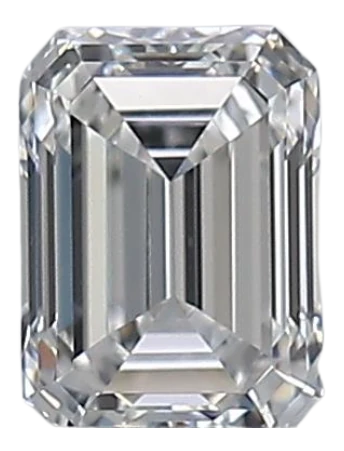 0.34 Carat E SI1 Emerald Natural Diamond