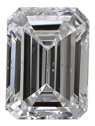 0.4 Carat E SI1 Emerald Natural Diamond