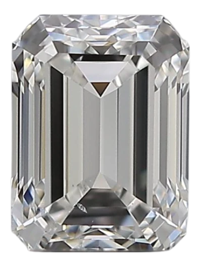 0.4 Carat G SI1 Emerald Natural Diamond