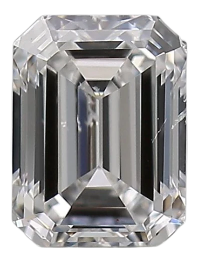 0.4 Carat E SI2 Emerald Natural Diamond