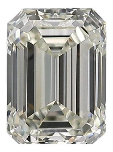 0.43 Carat J IF Emerald Natural Diamond