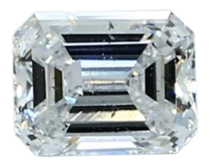 0.49 Carat D I1 Emerald Natural Diamond