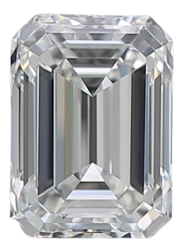 0.8 Carat G VVS1 Emerald Natural Diamond