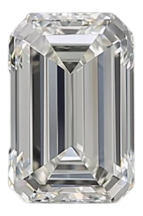 0.81 Carat H VVS1 Emerald Natural Diamond