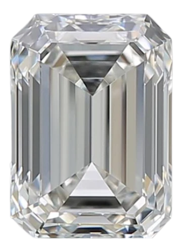 0.9 Carat J VVS2 Emerald Natural Diamond