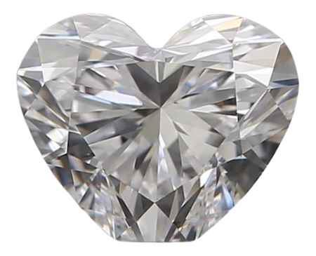 0.33 Carat D VS2 Heart Natural Diamond
