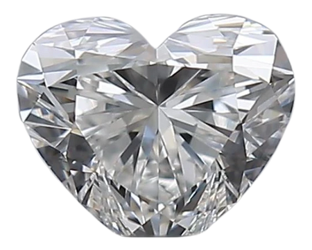 0.36 Carat F VS2 Heart Natural Diamond