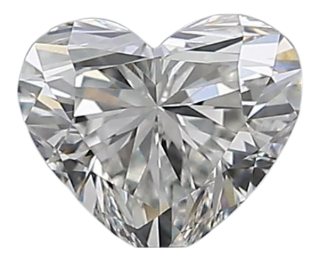 0.39 Carat H VS2 Heart Natural Diamond