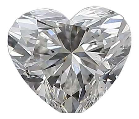 0.4 Carat H SI2 Heart Natural Diamond