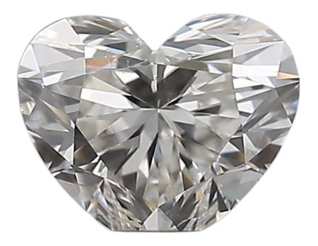 0.41 Carat H SI1 Heart Natural Diamond