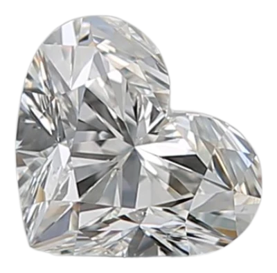 0.5 Carat I SI1 Heart Natural Diamond