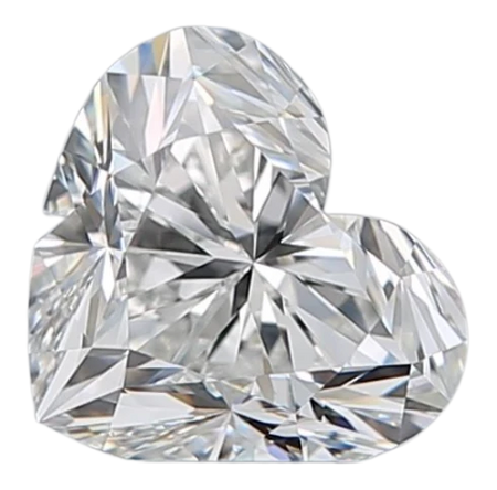 0.9 Carat G VS1 Heart Natural Diamond