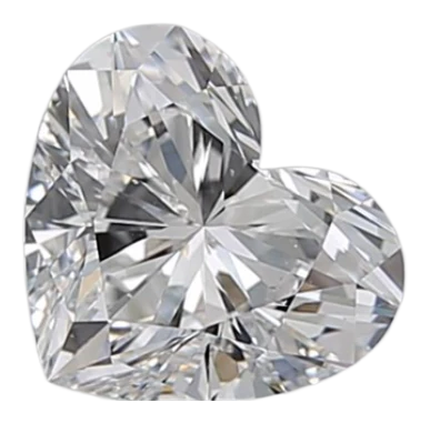 0.93 Carat D SI1 Heart Natural Diamond