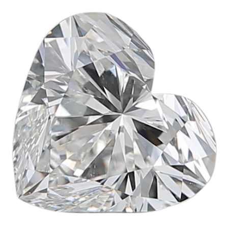 0.93 Carat G SI1 Heart Natural Diamond