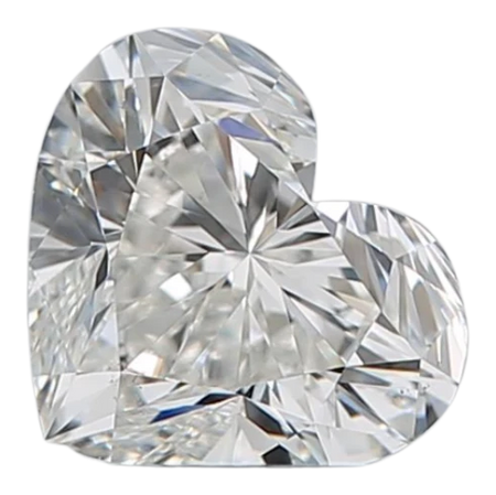 0.93 Carat H SI1 Heart Natural Diamond