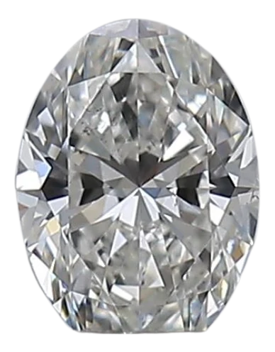 0.31 Carat F SI1 Oval Natural Diamond