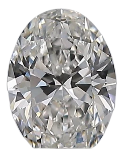 0.36 Carat F SI1 Oval Natural Diamond