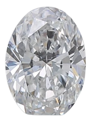 0.5 Carat E SI2 Oval Natural Diamond