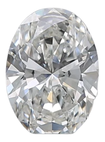 0.5 Carat H VS2 Oval Natural Diamond