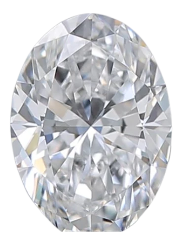 0.7 Carat D VVS1 Oval Natural Diamond