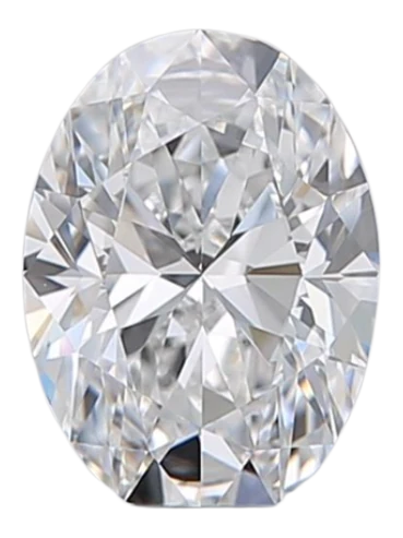 0.7 Carat D VVS2 Oval Natural Diamond