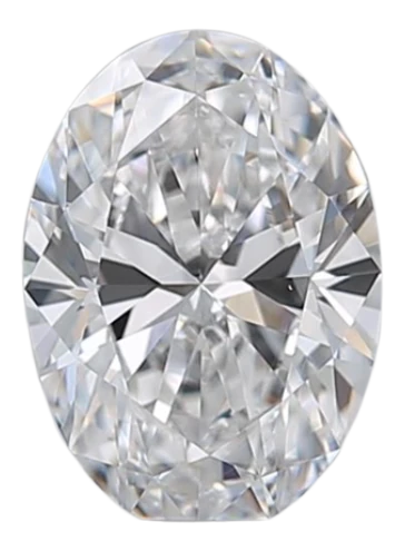 0.71 Carat D VS1 Oval Natural Diamond