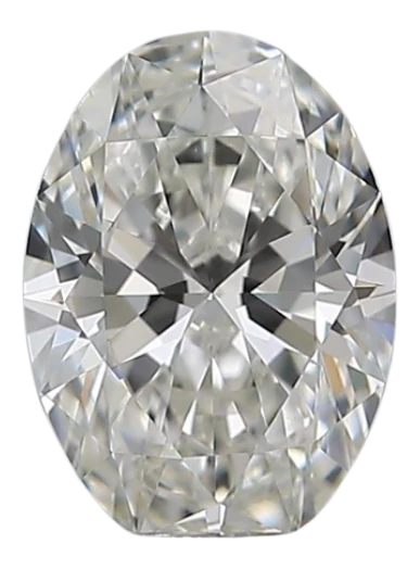 0.72 Carat H VS2 Oval Natural Diamond