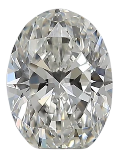 0.72 Carat H VS2 Oval Natural Diamond