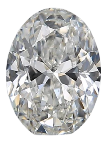 0.9 Carat G SI1 Oval Natural Diamond