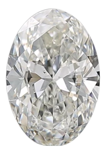 0.9 Carat I SI1 Oval Natural Diamond