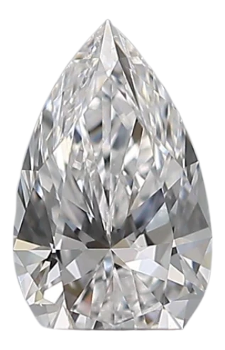 0.31 Carat D VS1 Pear Natural Diamond