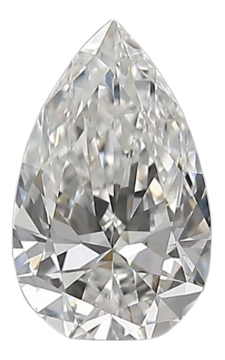 0.31 Carat E VS1 Pear Natural Diamond