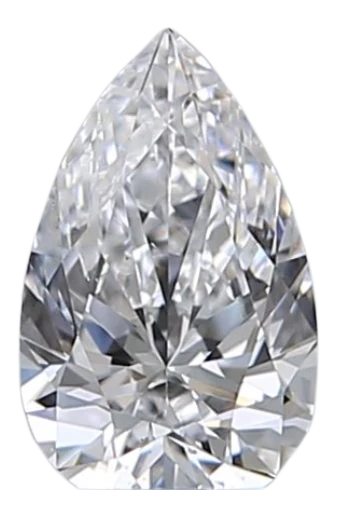 0.34 Carat D SI1 Pear Natural Diamond