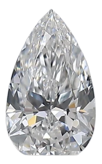 0.38 Carat E SI2 Pear Natural Diamond