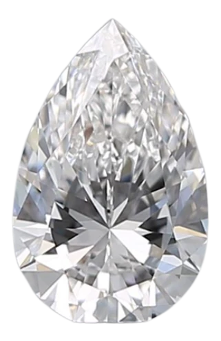 0.7 Carat E VS1 Pear Natural Diamond