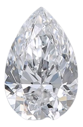 0.7 Carat D VS2 Pear Natural Diamond
