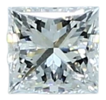 0.23 Carat D VVS2 Princess Natural Diamond