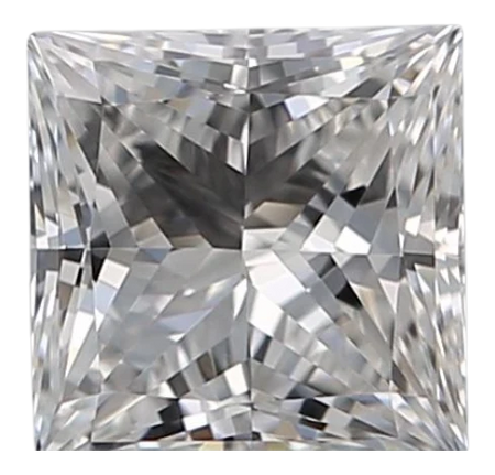 0.31 Carat F VVS1 Princess Natural Diamond