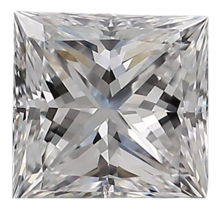 0.31 Carat D VVS2 Princess Natural Diamond