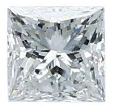 0.32 Carat D SI1 Princess Natural Diamond