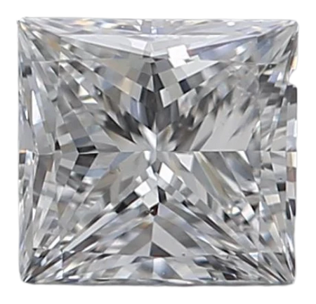 0.32 Carat D VS2 Princess Natural Diamond