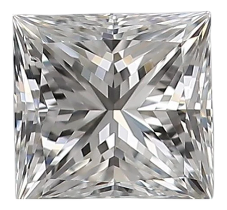 0.33 Carat F SI1 Princess Natural Diamond