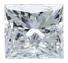 0.35 Carat D SI1 Princess Natural Diamond